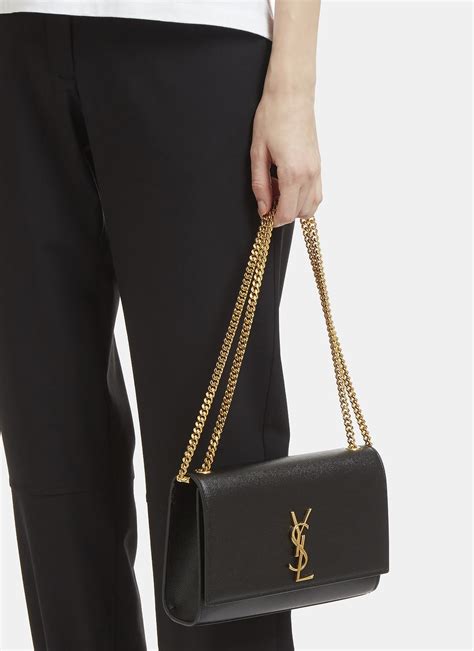 yves saint laurent kate medium chain bag|Saint Laurent Kate Medium Chain Bag In Grain De Poudre .